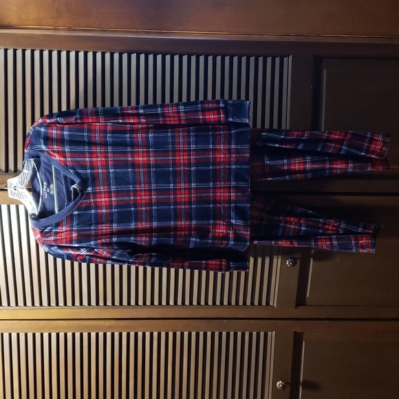 NAUTICA Silky Fleece 2-Piece Pajama Set V-Neck - Various Sizes / Patterns - EUC - Picture 13 of 13